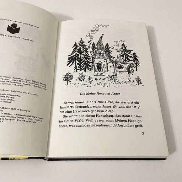Vtg 1980 Die Kleine Hexe Otfried Preussler Hardcover German Book - Picture 12 of 16